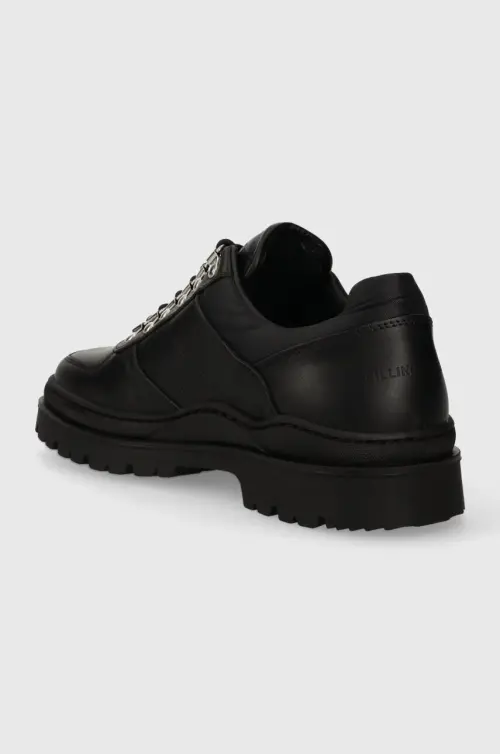 Кожаные туфли Filling Pieces Mountain Trail мужские цвет чёрный
