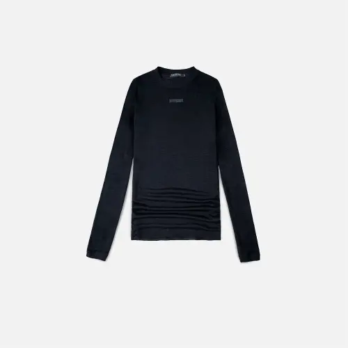 Лонгслив Tassha Yu Minimal Longsleeve Sheer Black 