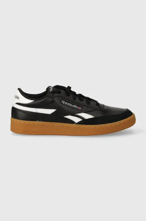Кожаные кроссовки Reebok Classic Club C Revenge Vintage цвет чёрный 100202317