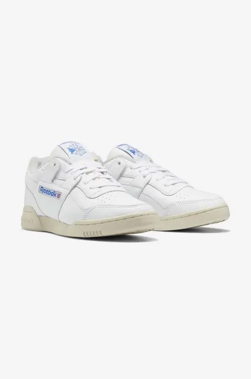 Кожаные кроссовки Reebok Workout Plus Vintag GZ4962 цвет белый GZ4962-white