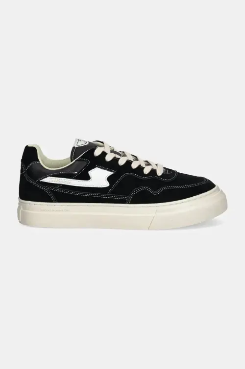 Замшевые кроссовки Stepney Workers Club Pearl S-Strike Suede цвет чёрный YA23015