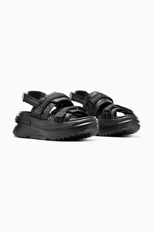 Сандалии Converse Run Star Utility Sandal Cx женские цвет чёрный на платформе A06480C