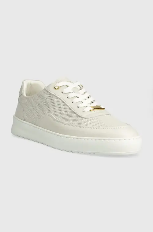 Кожаные кроссовки Filling Pieces Mondo Aten цвет бежевый 46726591890