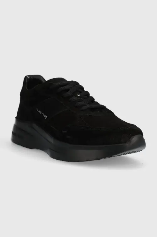 Замшевые кроссовки Filling Pieces Jet Runner цвет чёрный 17127361847