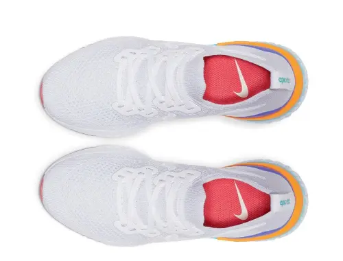 Nike Epic React Flyknit 2 W Multikolor-Белые