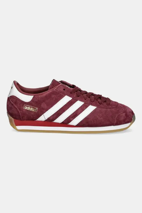 Замшевые кроссовки adidas Originals Country Japan цвет красный JH9818