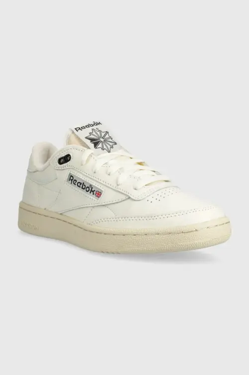 Кожаные кроссовки Reebok LTD Club C 85 Vintage цвет бежевый RMIA04HC99LEA0030100