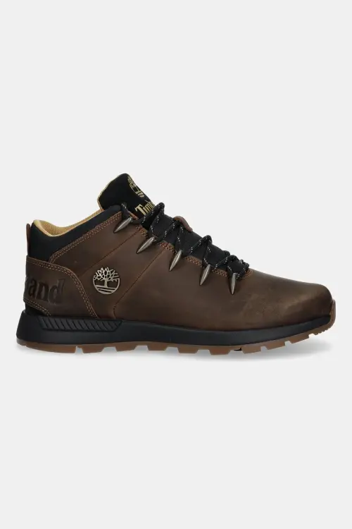 Ботинки из нубука Timberland Sprint Trekker цвет коричневый