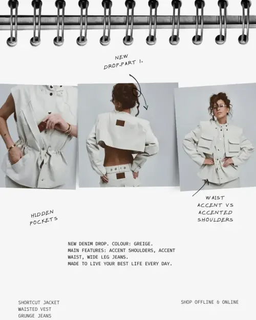 Укороченный жакет Tassha Yu Shortcut Jacket Khaki (TY147-847)
