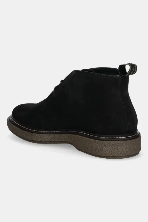 Замшевые кроссовки Barbour Blaine цвет чёрный