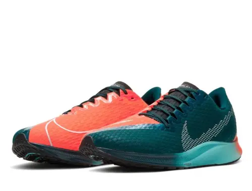 Nike Zoom Rival Fly 2 Ekiden M Зелено-Оранжевые