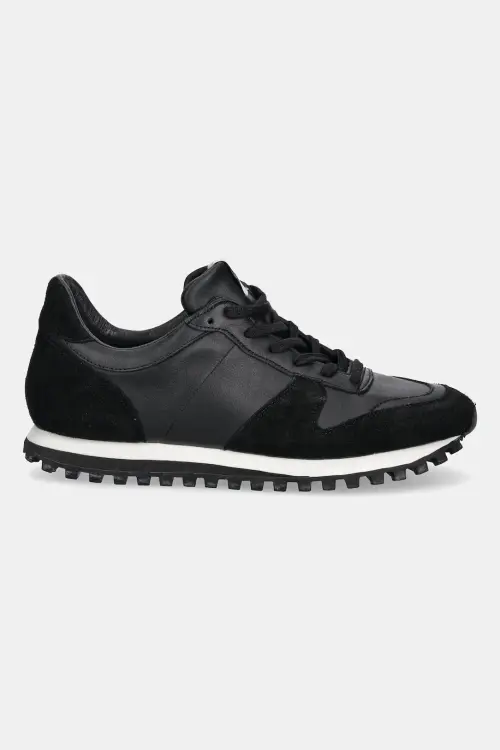 Кожаные кроссовки Novesta Marathon Leather цвет чёрный N859003.01Y13Y615