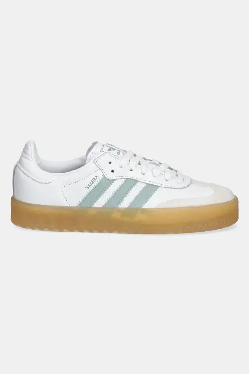 Кожаные кроссовки adidas Originals Sambae цвет белый JP5609