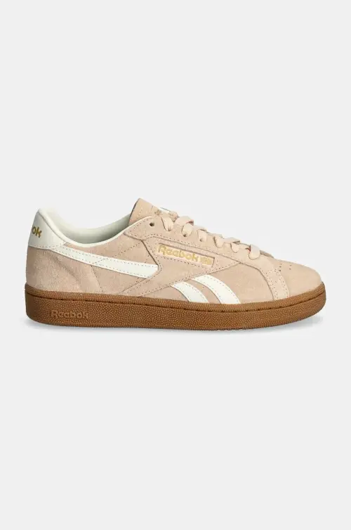 Замшевые кроссовки Reebok Classic Club C Grounds Uk цвет оранжевый 100208146