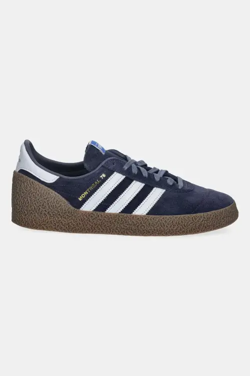 Замшевые кроссовки adidas Originals Montreal 76 цвет синий JR8372