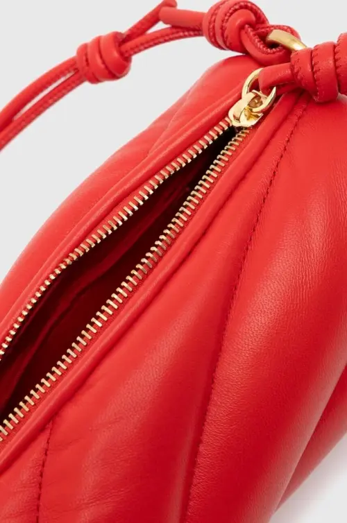 Кожаная сумочка Fiorucci Mini Mella цвет красный