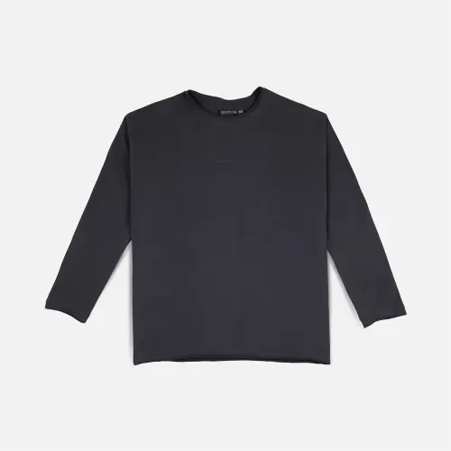 Лонгслив Tassha Yu Logo Longsleeve Black Silver 