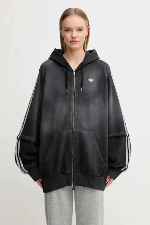Хлопковая кофта adidas Originals Oversized Hoodie Хлопковая кофта adidas Originals Oversized Hoodie