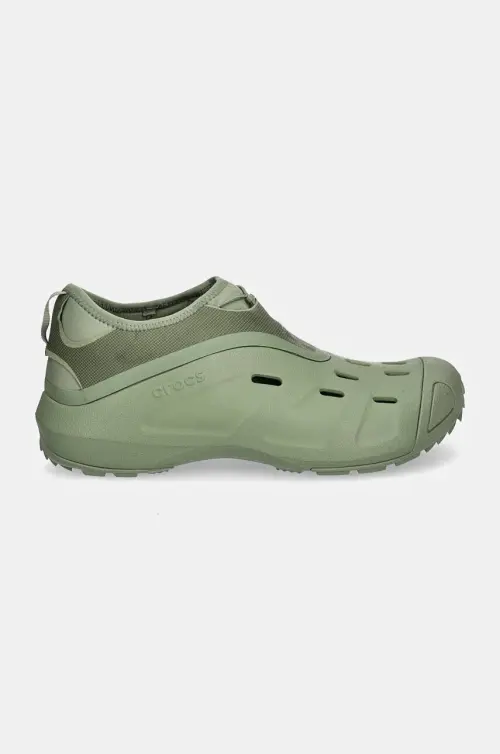 Кроссовки Crocs Satisfy X Crocs Quick Trail мужские цвет зелёный 209628.MOSS