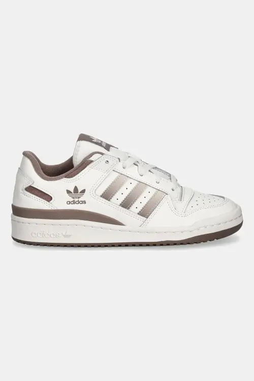 Кожаные кроссовки adidas Originals Forum LOW цвет бежевый JI3257