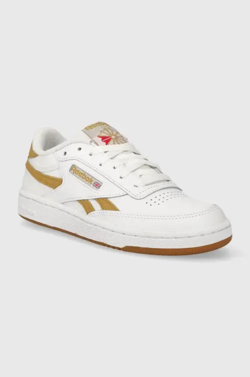 Кожаные кроссовки Reebok Club C Revenge цвет белый
