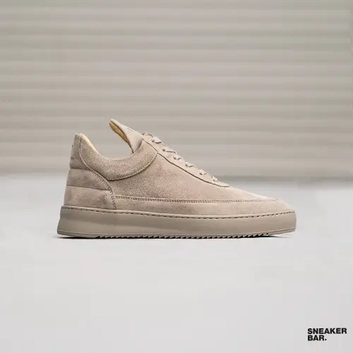 Кроссовки Filling Pieces Low Top Suede Tonal Earth 