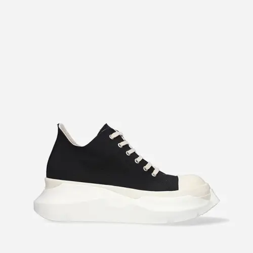 Rick Owens DRKSHDW Abstract Low Sneaks DU02A3842 FC BLACK/MILK/MILK/MILK