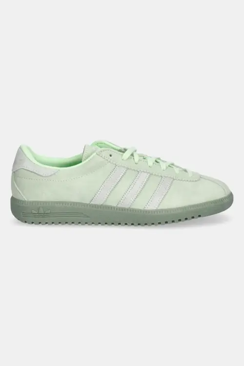 Замшевые кроссовки adidas Originals Bermuda женские цвет зелёный JI2661