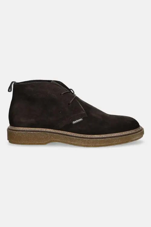 Замшевые кроссовки Barbour Blaine цвет коричневый