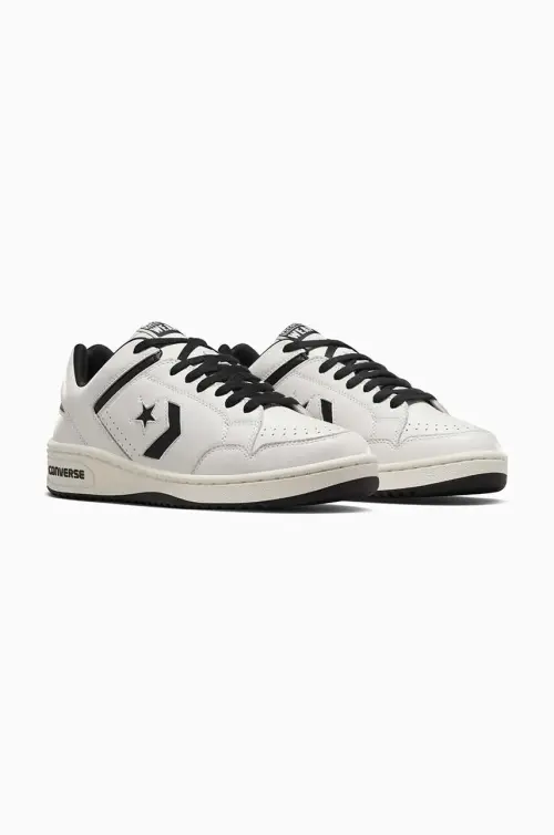 Кожаные кроссовки Converse Weapon Old Money цвет белый A07239C