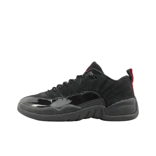 Jordan Air Jordan 12 Retro Low Black Patent      