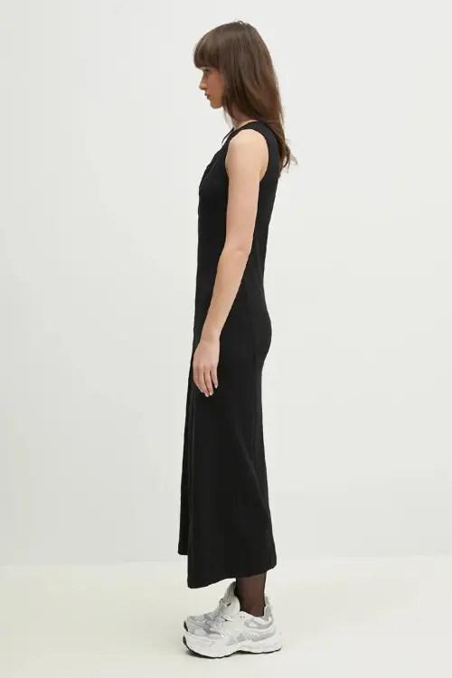 Платье MM6 Maison Margiela цвет чёрный maxi облегающее