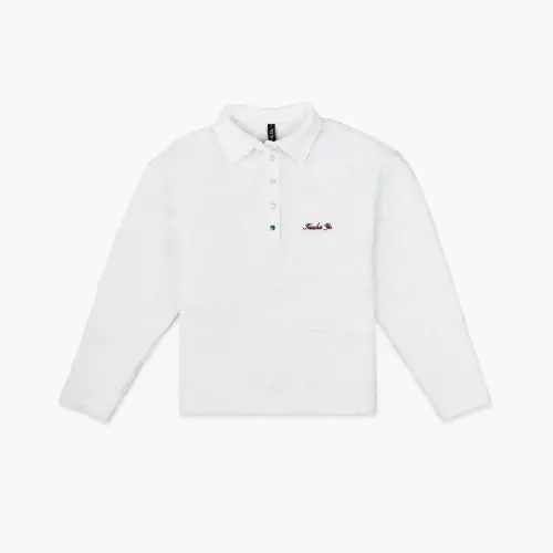 Поло Tassha Yu Cutie Polo White Melange 