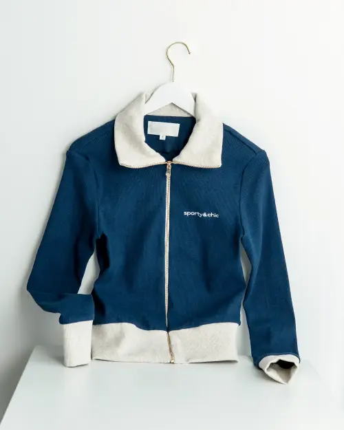 Олимпийка Tassha Yu S&C Nikki Zip Olimp Dark Blue