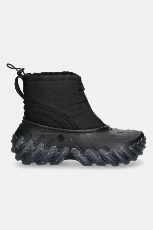 Ботинки Crocs Echo Boot Z Shield женские цвет чёрный на плоском ходу слегка утеплённый 210315