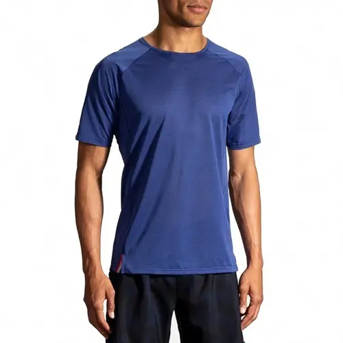 Brooks Ghost Short Sleeve M Granatowa