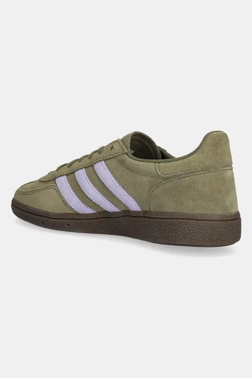 Замшевые кроссовки adidas Originals Handball Spezial цвет зелёный