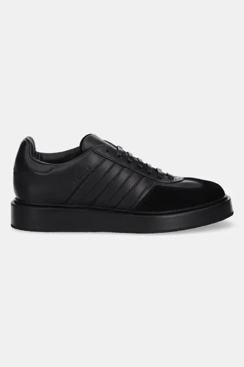 Кожаные кроссовки adidas Originals Gazelle Indoor Made цвет чёрный IH8642