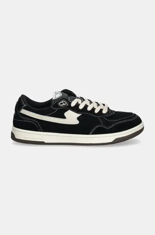 Замшевые кроссовки Stepney Workers Club Pro Cup 01 S-Strike Suede цвет чёрный YQ02015