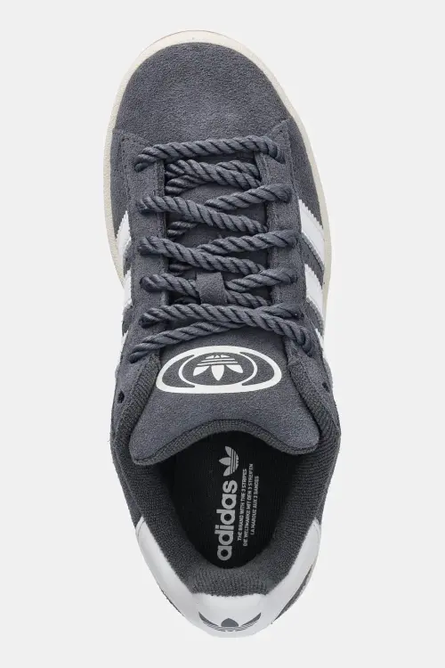 Замшевые кроссовки adidas Originals Campus 00S W цвет серый