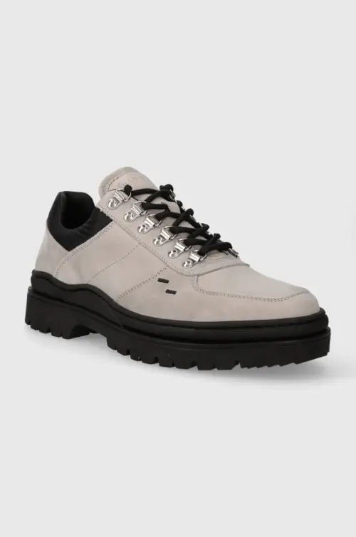 Кожаные кроссовки Filling Pieces Mountain Trail цвет серый 64328991108