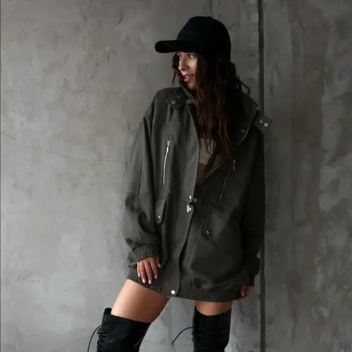 Tassha Yu Cindy Jacket Khaki 