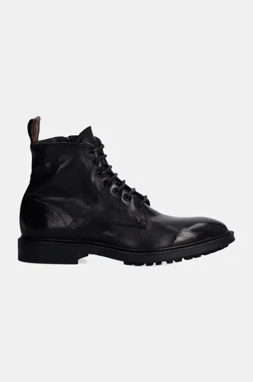 Кожаные ботинки Paul Smith мужские цвет чёрный M1S-SPW01-NBUF