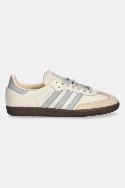Кожаные кроссовки adidas Originals Samba OG W цвет бежевый JH7299