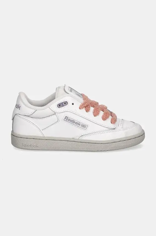 Кожаные кроссовки Reebok Classic Club C Bulc цвет белый 100201433