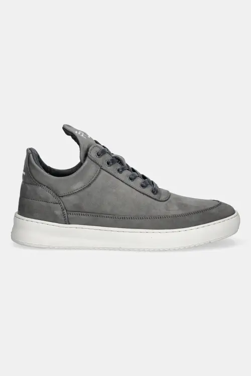 Кроссовки из нубука Filling Pieces Low Top Ripple Nubuck мужские цвет серый 25122841874