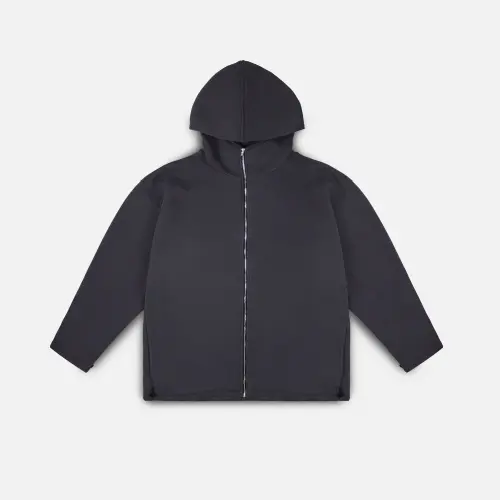 Худи Tassha Yu Front Zip Hoodie Grafit 