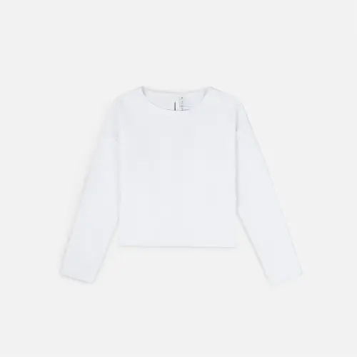 Лонгслив Tassha Yu Piercing Longsleeve Cropped Milk White 