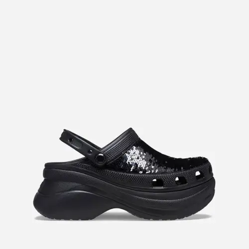 Шлепанцы Женские Crocs Classic Bae 207317 BLACK/MULTI