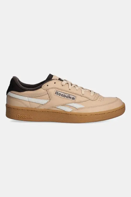 Кожаные кроссовки Reebok Club C Revenge Vintage цвет коричневый 100201195